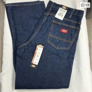 Dickies Dark Blue Straight Leg Jeans